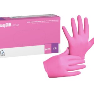 Roz XS 100pcs mănuși de nitril fără pudră EasyCare
